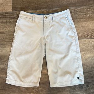 Quicksilver boys gray summer board shorts. 27” waist.